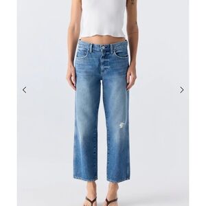 AMO Light Blue Ankle Jeans